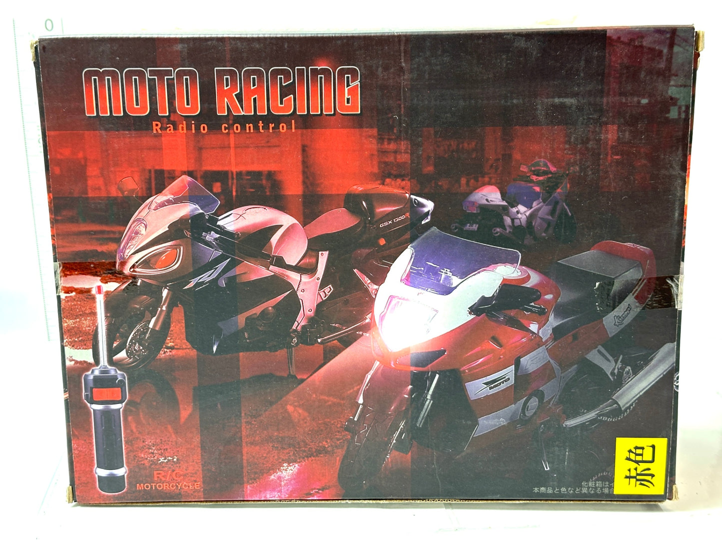 MOTO RACING Radio control バイク オートバイ ラジコン MOTORACING 1/10 赤 R/C 10/31