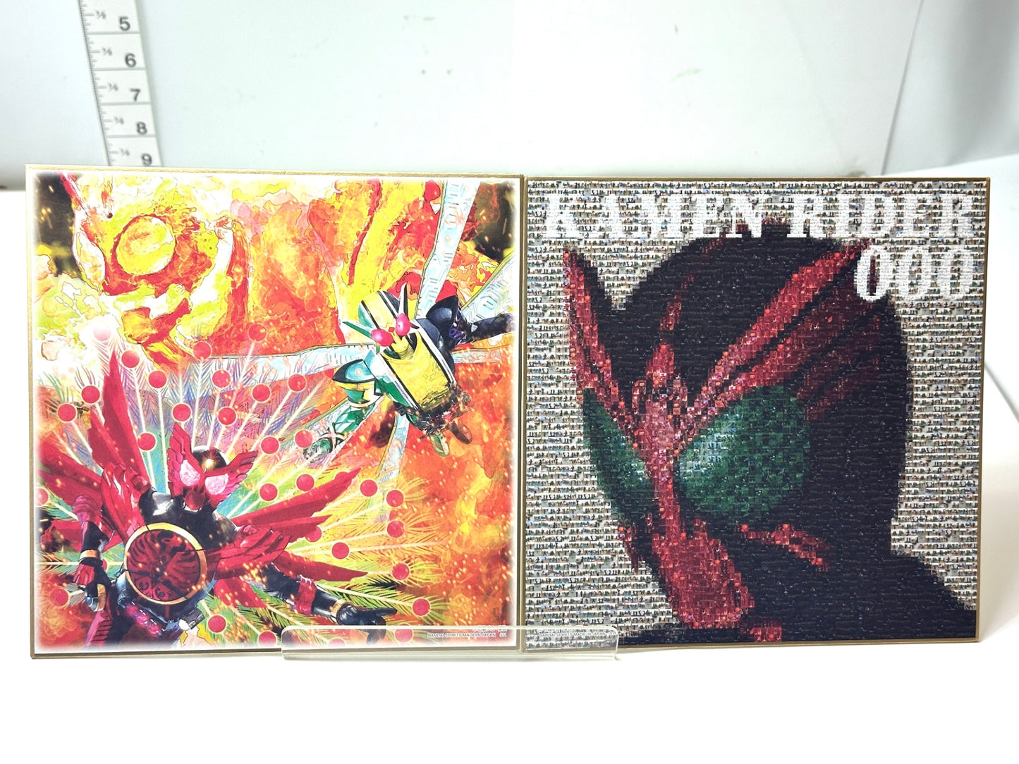 開封済み・未使用品 一番くじ 仮面ライダーオーズ & W C賞 色コレ(色紙)全12種コンプリートセット 3/3