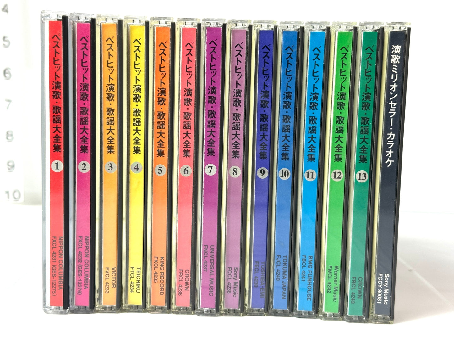 現状品 ベストヒット演歌歌謡大全集 13枚セット&演歌ミリオンセラー カラオケ CD 10/6