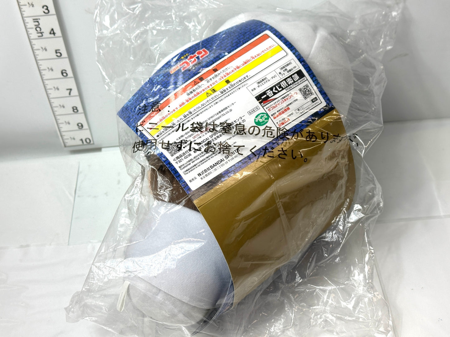 開封済み・未使用品 一番ラボ 名探偵コナン A賞 レンチキュラーぬいぐるみ 怪盗キッド 10/21