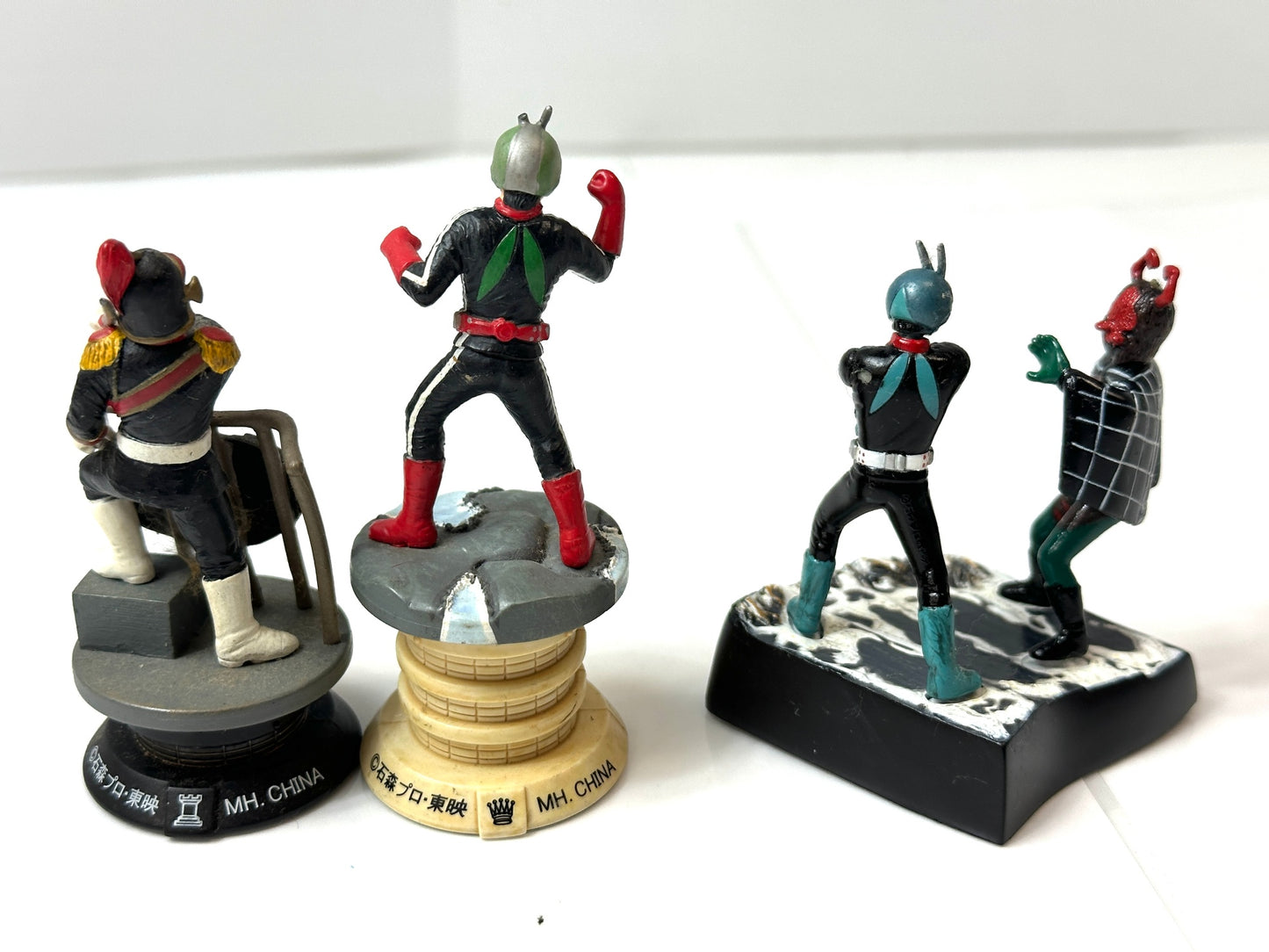 ジャンク 仮面ライダーフィギュア まとめセット 怪人名鑑 栄光の9人ライダー チェスピースコレクション 他 10/14