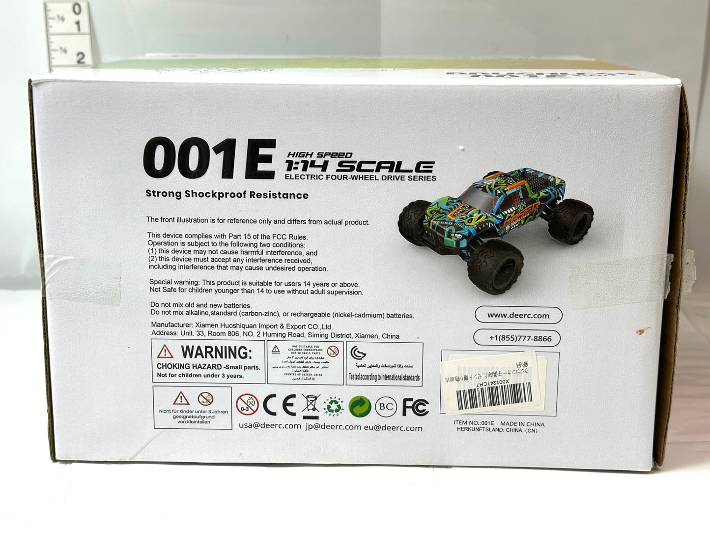 動作未確認 DEERC ラジコンカー オフロード ブラシレスモーター 4WD 001E RCカー 8/12