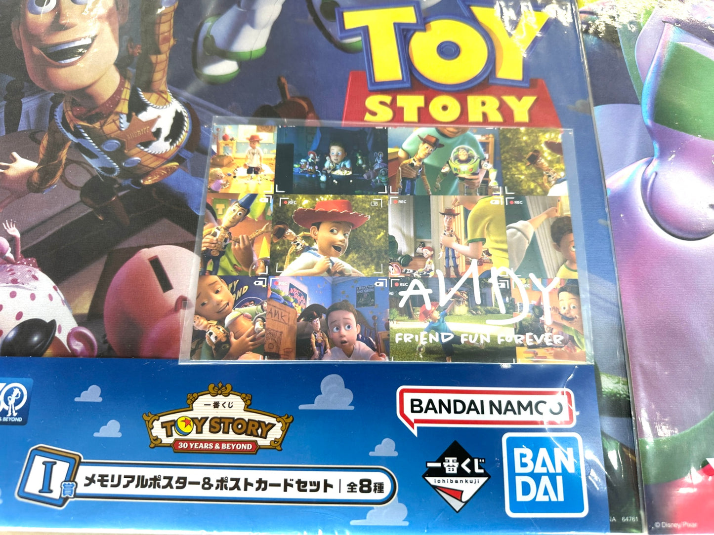 一番くじ トイ・ストーリー 30YEARS&BEYOND I賞メモリアルポスター&ポストカード 4種セット BANDAI 8/29