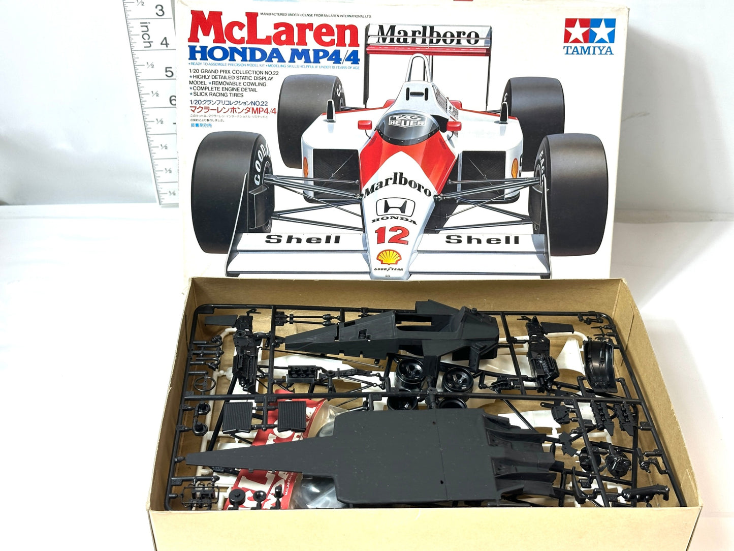 説明書/デカール欠品 未組立 タミヤ グランプリコレクション No.22 1/20 マクラーレン ホンダ MP4/4 シェルVer. プラモデル 10/1
