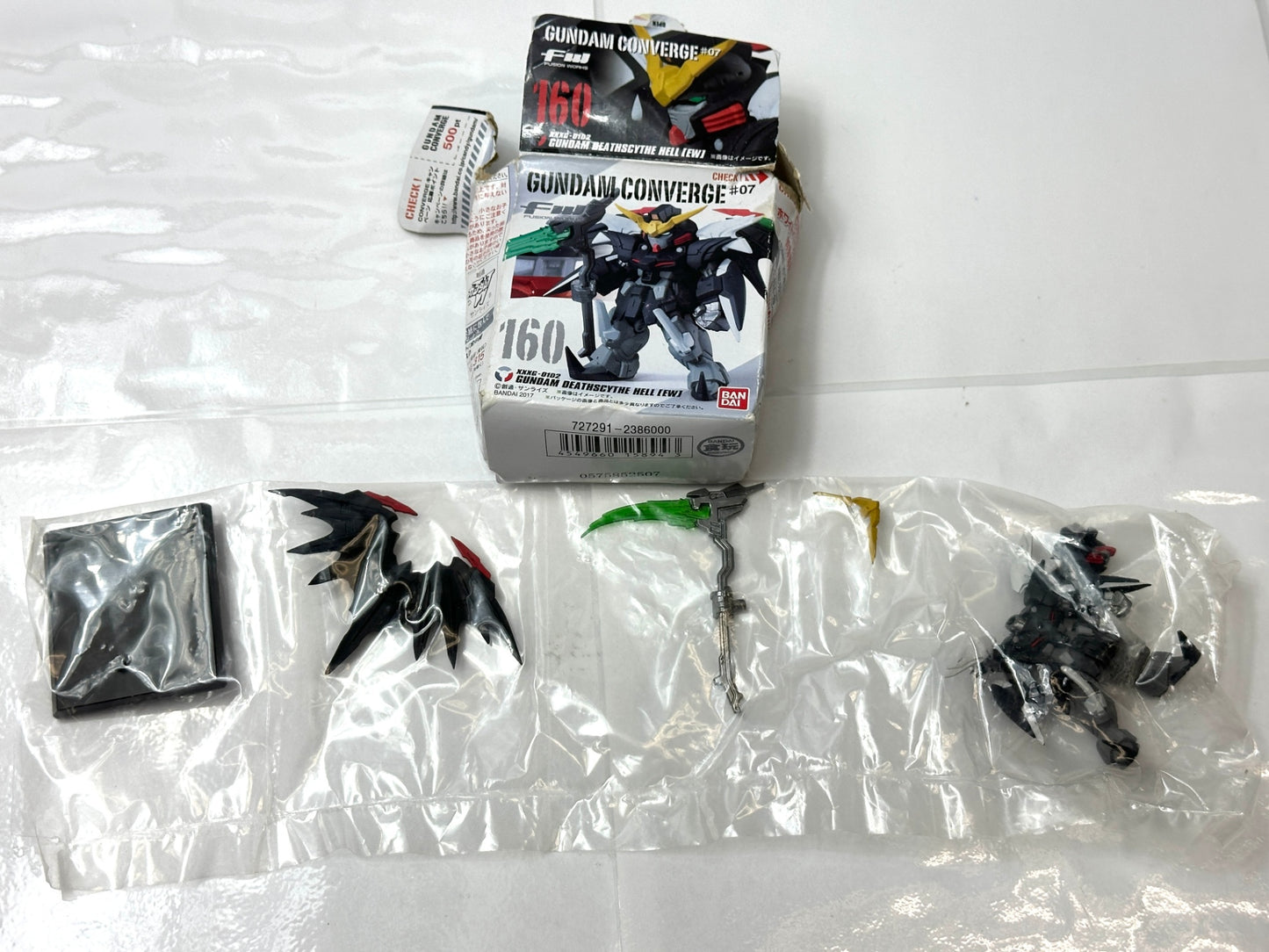 内装未開封品 FW GUNDAM CONVERGE ♯7 160 ガンダムデスサイズヘル(EW版) BANDAI ガンダムコンバージ 9/10