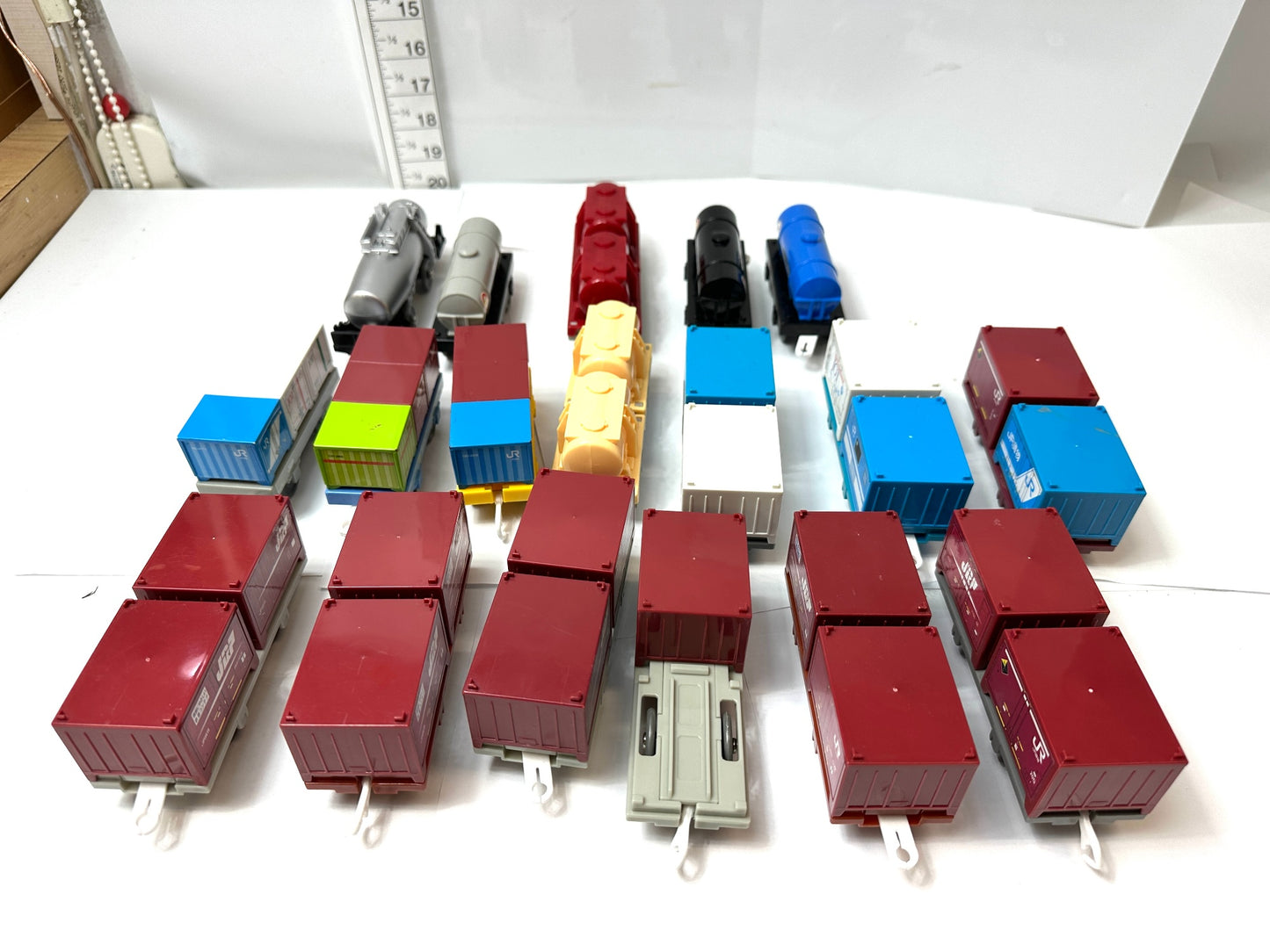 現状品 タカラトミー TAKARA TOMY プラレール いっぱいつなごう金太郎&貨車セット 他 貨物車両 動力車 まとめセット 9/26