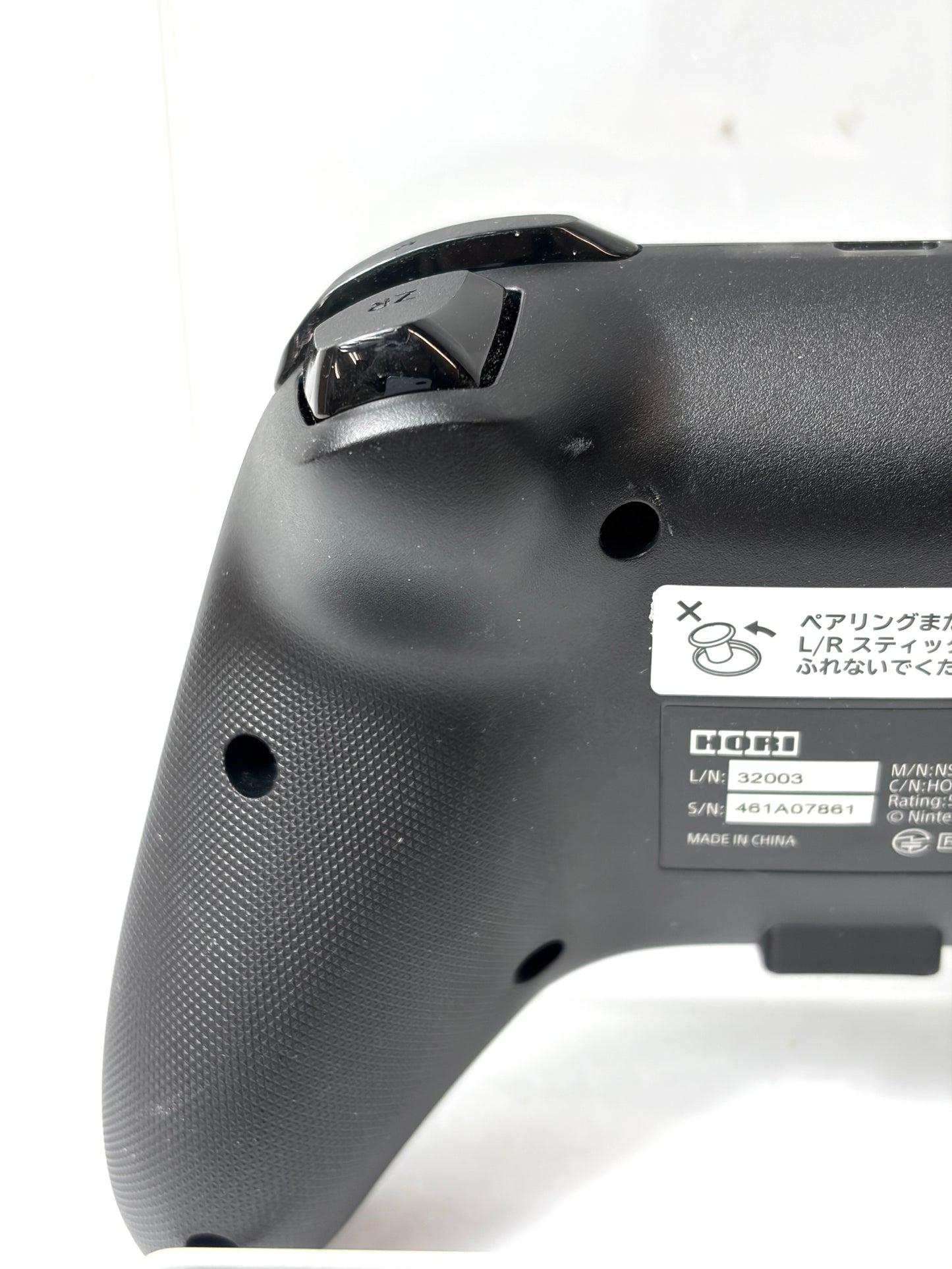 HORI 任天堂 Switch用 ホリコントローラー ブラック (NSW-461) ワイヤレス