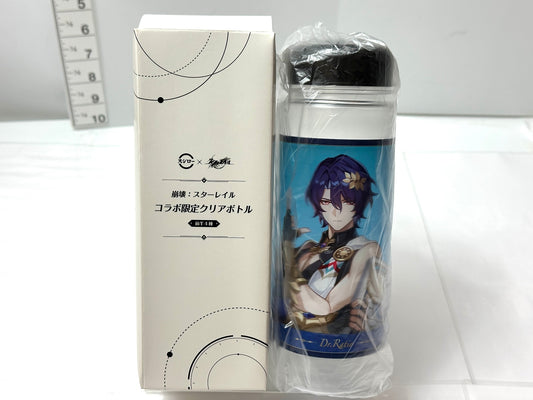 開封済み・未使用品 スシロー ×崩壊スターレイル コラボ クリアボトル Dr.レイシオ 8/20
