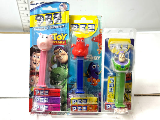 PEZ ペッツ ディスペンサー トイ・ストーリー ハム/バズ・ライトイヤー ファインディング・ドリー ハンク 3個セット 1/6