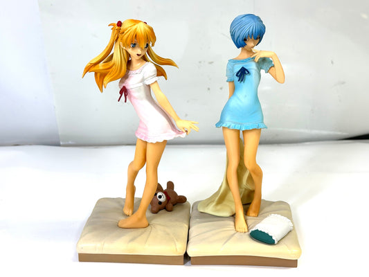 現状品 SEGA 新世紀エヴァンゲリオン エクストラフィギュア パジャマベイビー アスカ・ラングレー 綾波レイ 2体セット 9/3