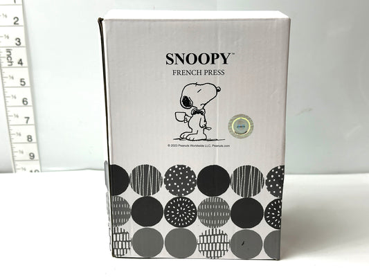 開封済み・未使用品 SNOOPY FRENCH PRESS スヌーピー・フレンチプレス・コーヒーポット PEANUTS 1/16