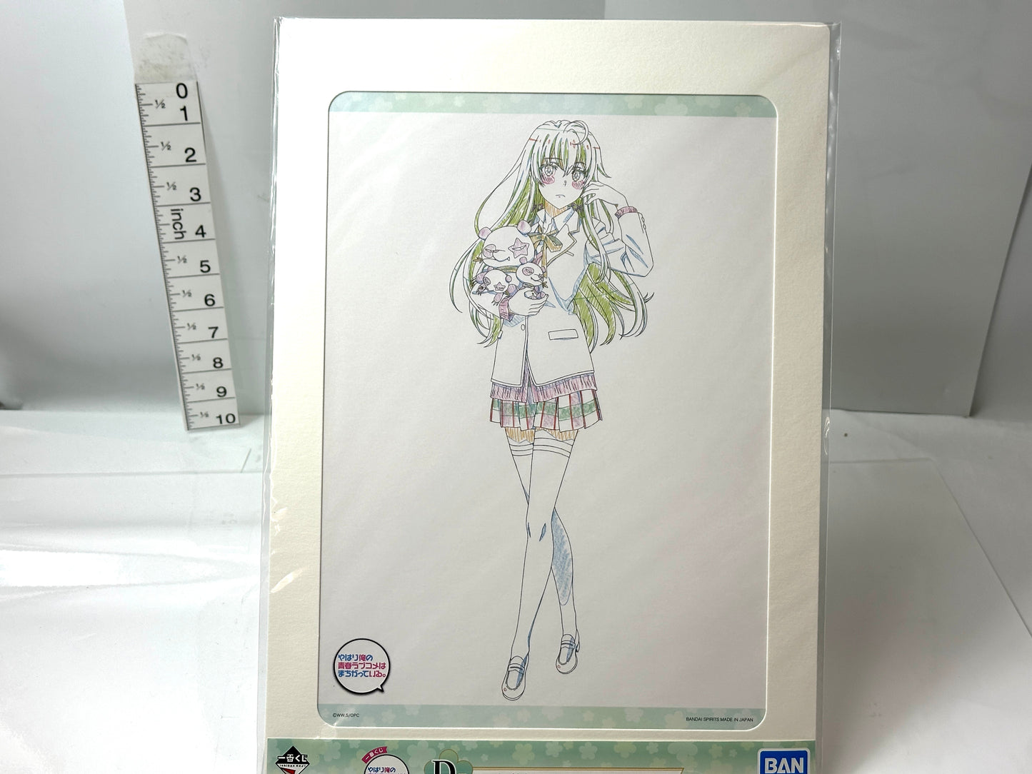 一番くじ やはり俺の青春ラブコメはまちがっている。原画風アートフレーム ラストワン賞 ヒロイン集合アートフレーム 4枚セット 雪乃 結衣 いろは 11/10