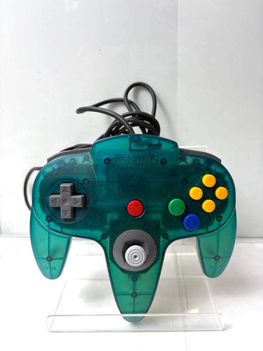 任天堂 NINTENDO 64 コントローラー クリア・ブルー NUS-005 希少色