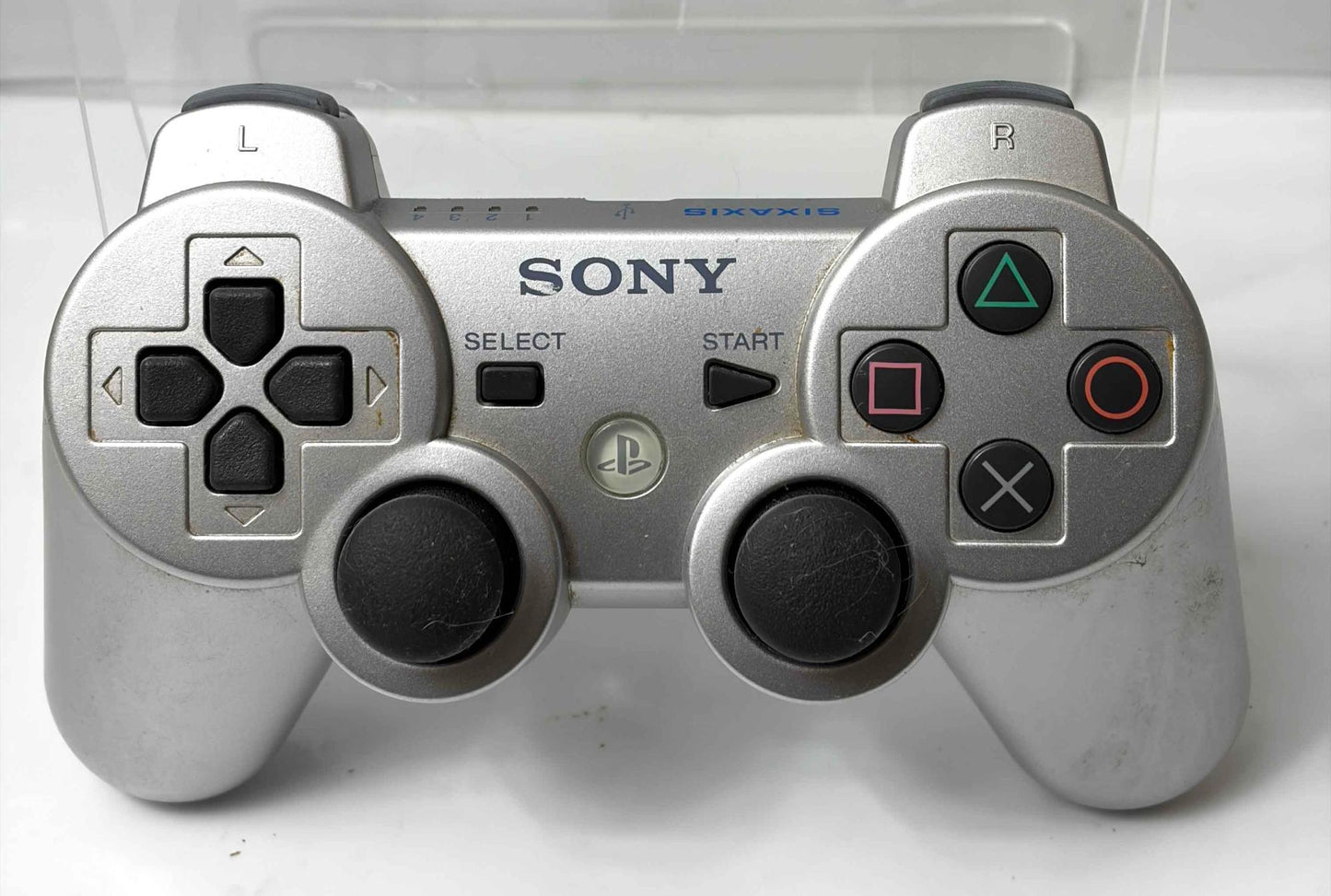 SONY 純正 PS3 コントローラー SIXAXIS サテン・シルバー CECH-ZC1J シックスアクシス
