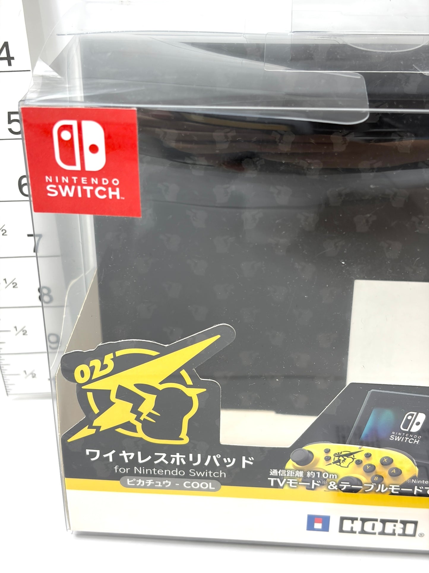 箱付き　HORI ワイヤレスホリパッド ピカチュウ POP Switch ポケモン 限定デザイン 純正ライセンス