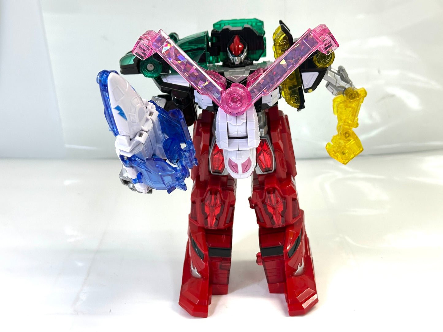 現状品 バンダイ 魔進戦隊キラメイジャー 魔進合体 DXキラメイジンセット フィギュア キラメイジャーロボ 5/20
