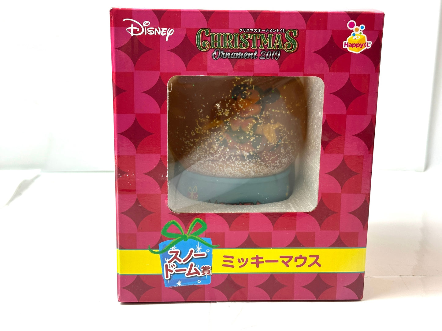 Happyくじ ディズニー クリスマスオーナメント 2019 スノードーム賞 ミッキーマウス 11/1