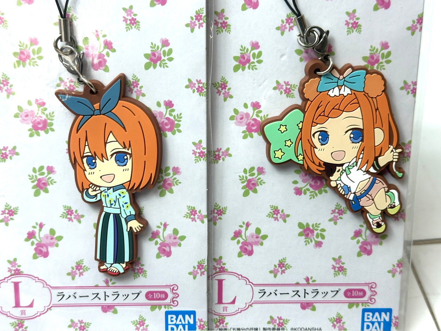 一番くじ 映画 五等分の花嫁 夢のひととき L賞 ラバーストラップ 全10種コンプリートセットきゅんキャラ 中野一花/二乃/三玖/四葉/五月 12/4