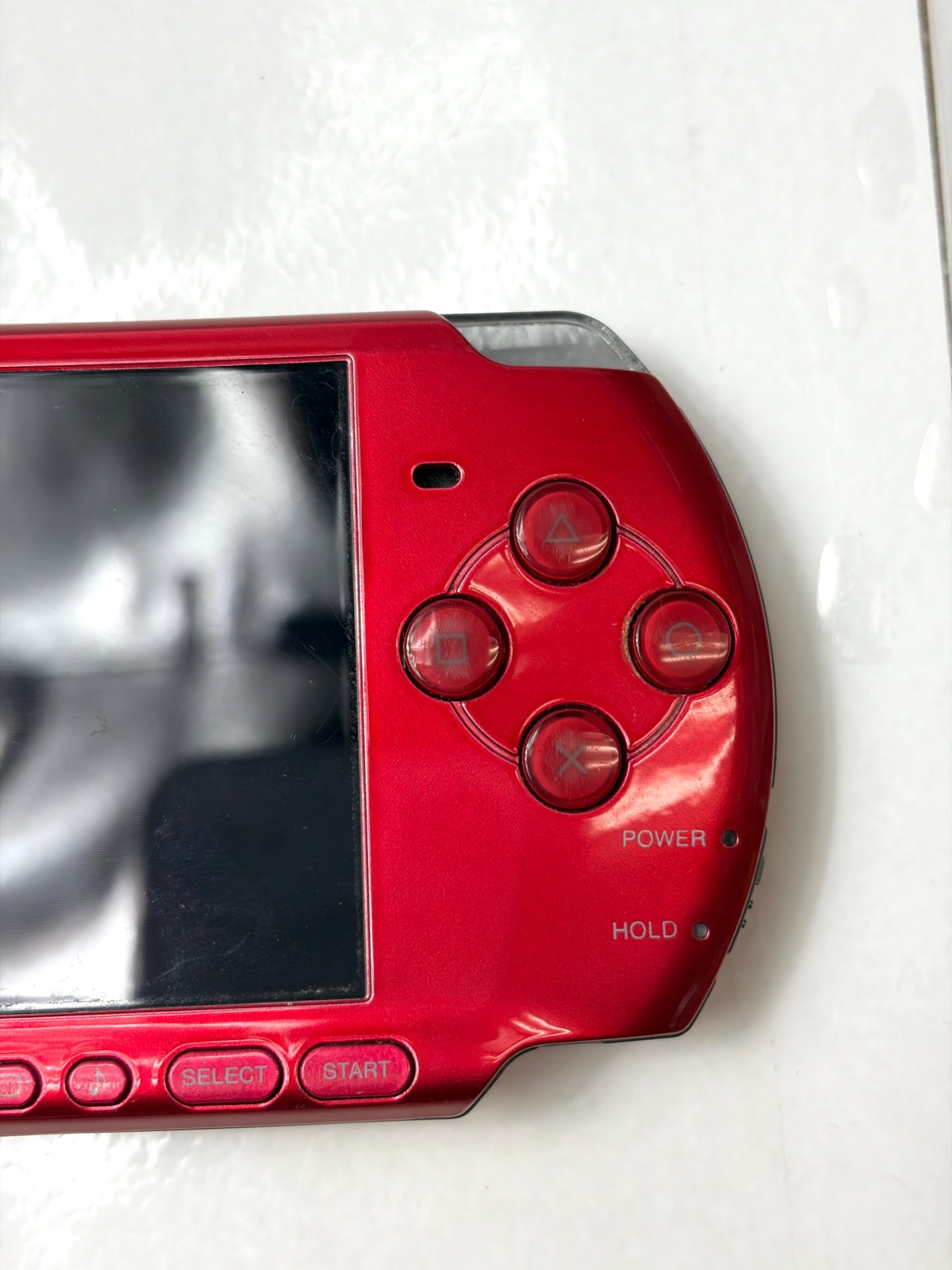 SONY PSP-3000 ラディアント・レッド 本体 プレイステーションポータブル PlayStation Portable Red バッテリーなし