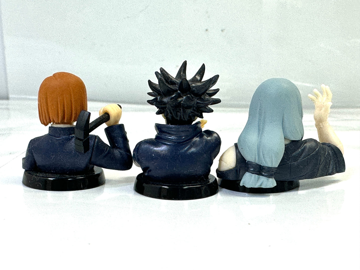 現状品 呪術廻戦 ミニフィギュア 10個セット 伏黒恵 五条悟 虎杖悠仁 釘崎野薔薇 七海建人 真人 チビマスターズ カプセルフィギュアコレクション チョコエッグ 5/14
