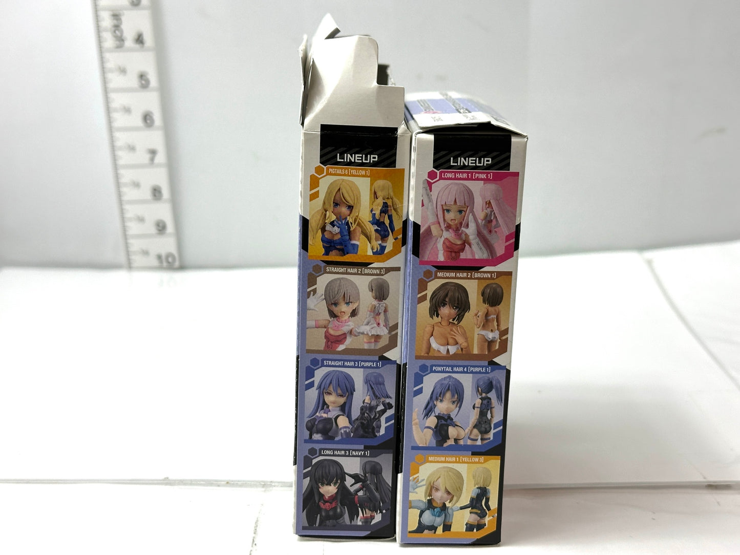 未使用品 BANDAI 30 MINUTES SISTERS オプションヘアスタイルパーツVol.6 ポニーテールヘア4パープル1/Vol.8 ストレートヘア3パープル1 2個セット 11/18