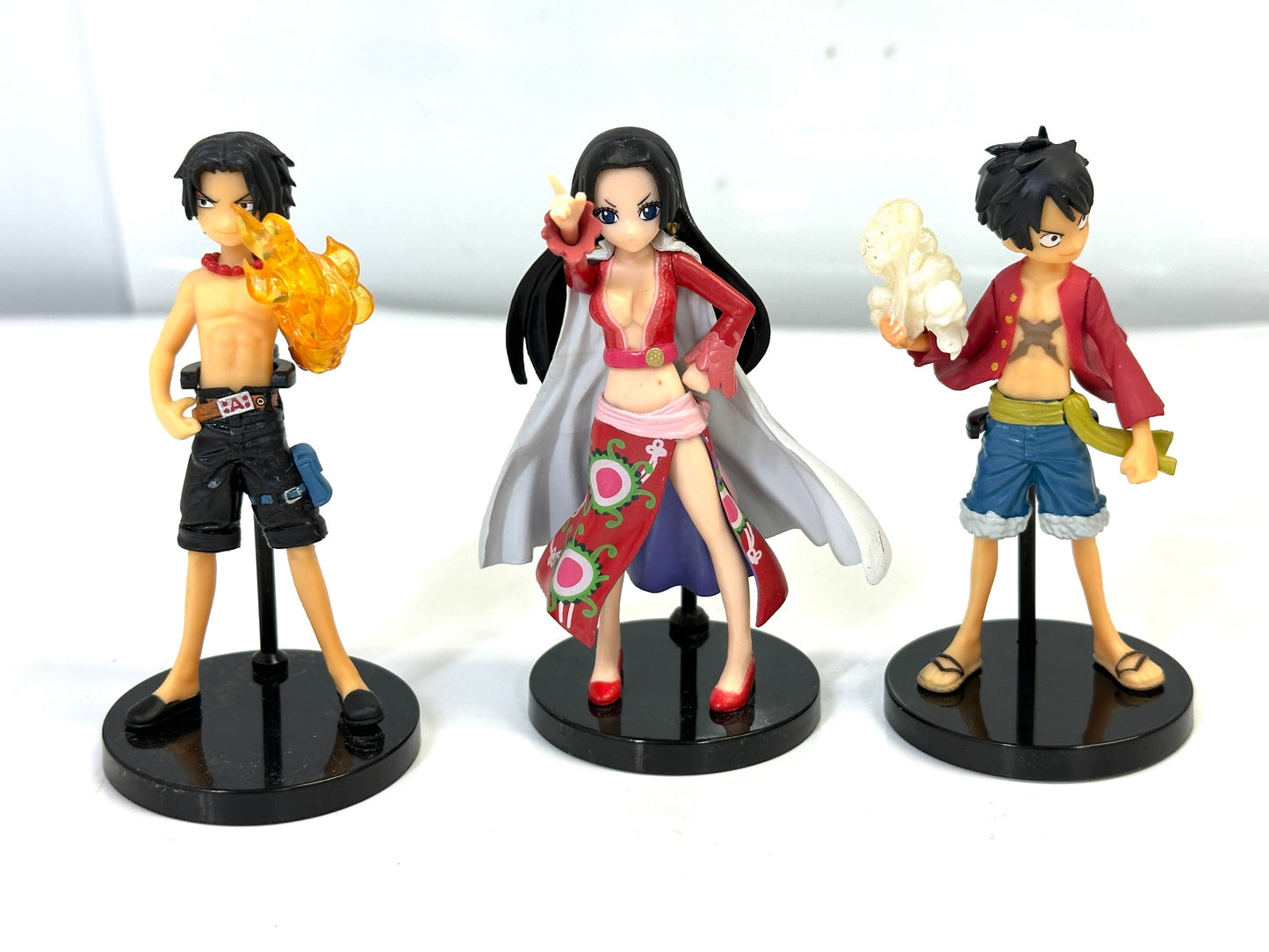 現状品 ワンピースフィギュア まとめセット Half Age Characters カードスタンドフィギュア WCF ルフィ チョッパー フランキー しらほし ハンコック 5/21