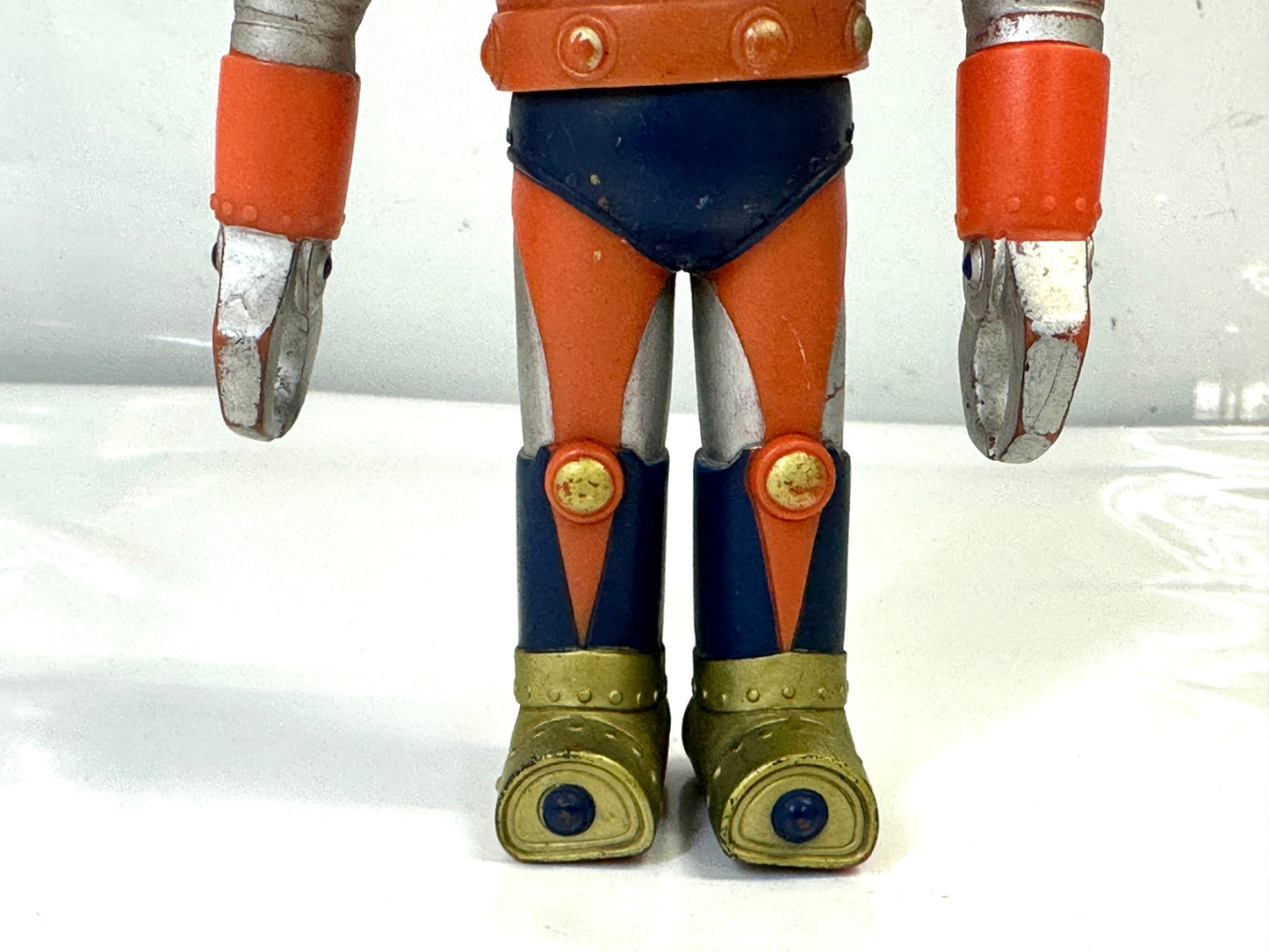 現状品 ブルマァク 冒険ロックバット ブレイザー ソフビ フィギュア 全高約19cm 70年代 昭和 レア ビンテージ 6/4
