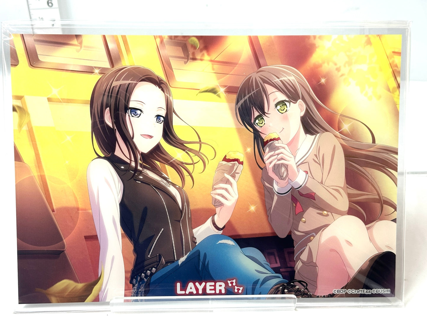 現状品 フック欠品 BanG Dream! バンドリ！ ガールズバンドパーティ！レイヤ/花園たえ アクリルボード 11/10