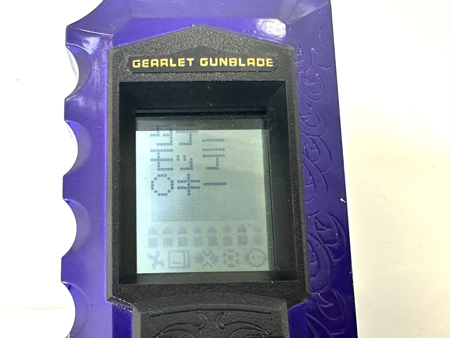 簡易動作確認済み BANDAI バンダイ 電子玩具 トレジャーガウスト ギアレットガンブレード バイオレット 6/4