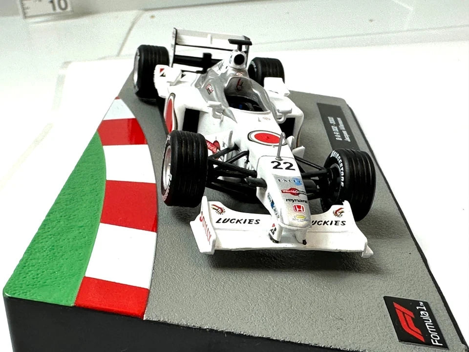 現状品 デアゴスティーニ F1マシンコレクション BAR002 2000 ジャック・ヴィルヌーヴ 1/43 ダイキャスト ミニカー 4/3