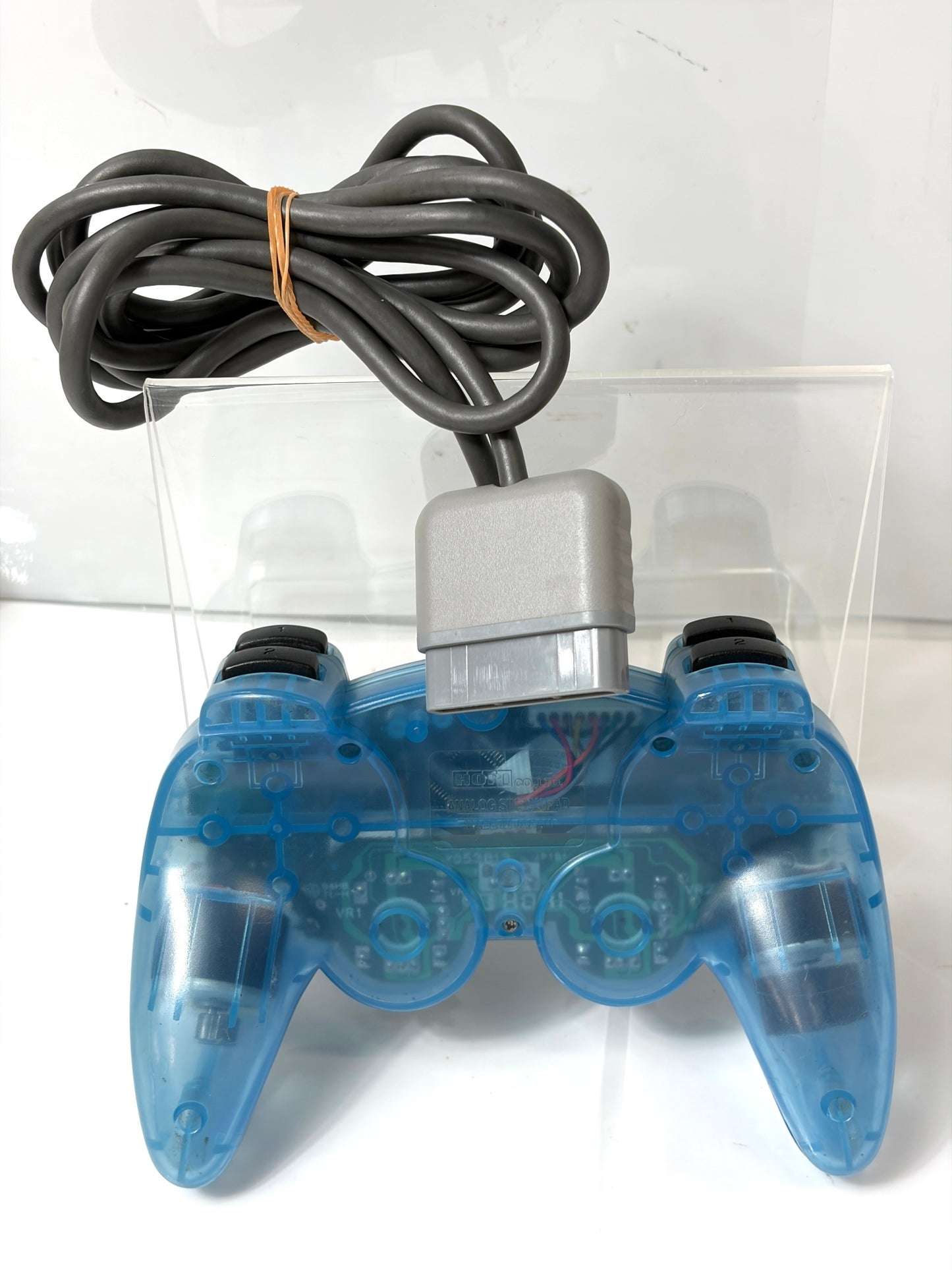 HORI PS1 PS2用 アナログ振動パッド2 TURBO クリアブルー 連射機能付き