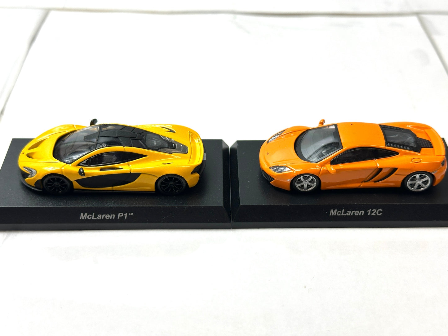 京商 1/64 McLaren マクラーレン ミニカー 6台セット 650Sクーペ 12C/12C GTS P1 コレクションケース付き 12/8
