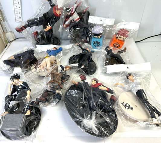現状品 呪術廻戦 フィギュア ひっかけフィギュア ぬーどるストッパー まとめセット 虎杖悠仁 伏黒恵他 五条悟 釘崎野薔薇 5/9