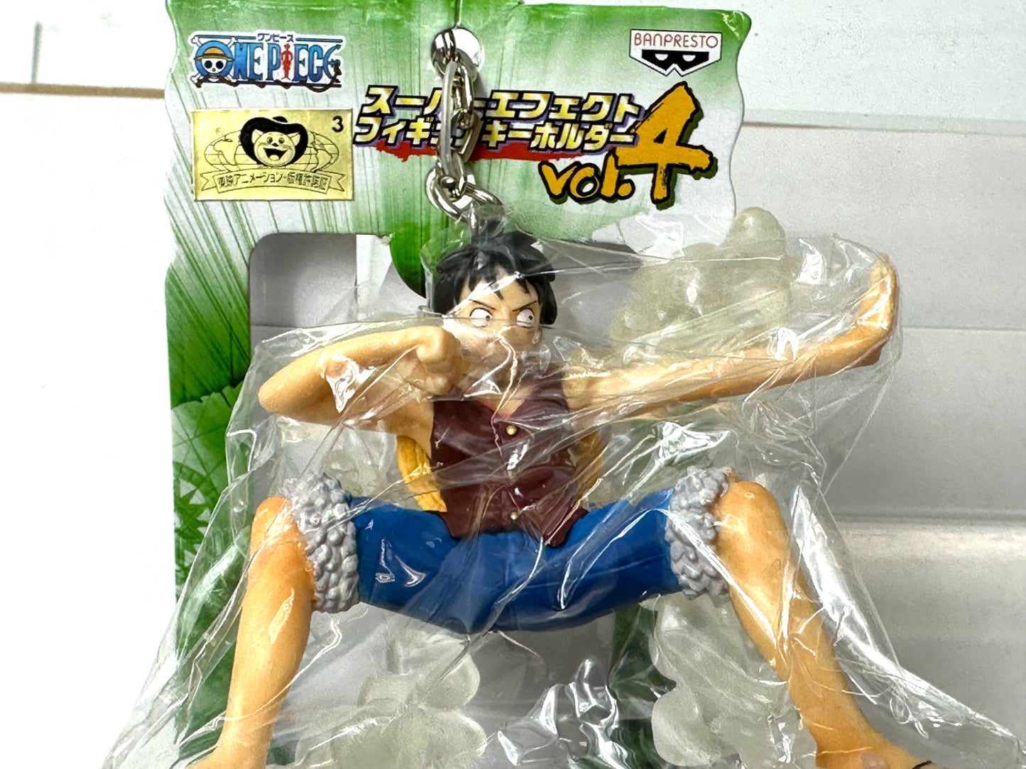 ワンピース スーパーエフェクトフィギュアキーホルダー Vol.4 ロロノア・ゾロ/モンキー・D・ルフィ 2個セット 11/27