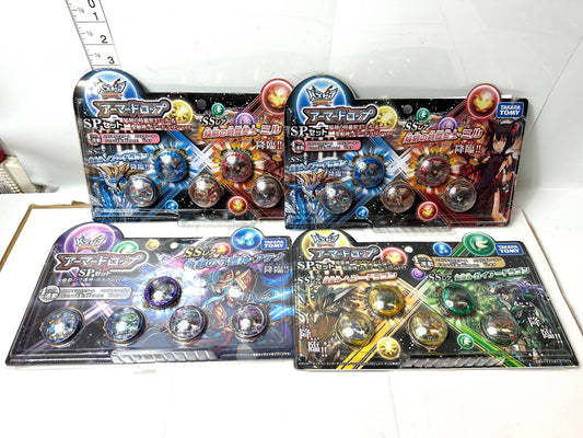 タカラトミー パズドラクロス アーマードロップ SPセット 4個 帝都の守護神・アテナVer.  爆雷神・ヘラ＝ドラゴン＆起源神・ガイア＝ドラゴンver 他 12/2