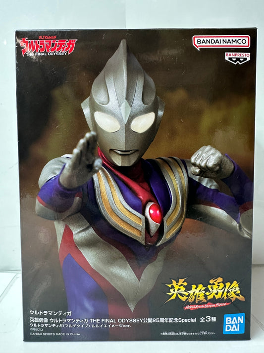ウルトラマンティガ 英雄勇像 THE FINAL ODYSSEY 25周年記念SP ウルトラマンティガ（マルチタイプ）ルルイエイメージver. BANPRESTO／BANDAI SPIRITS