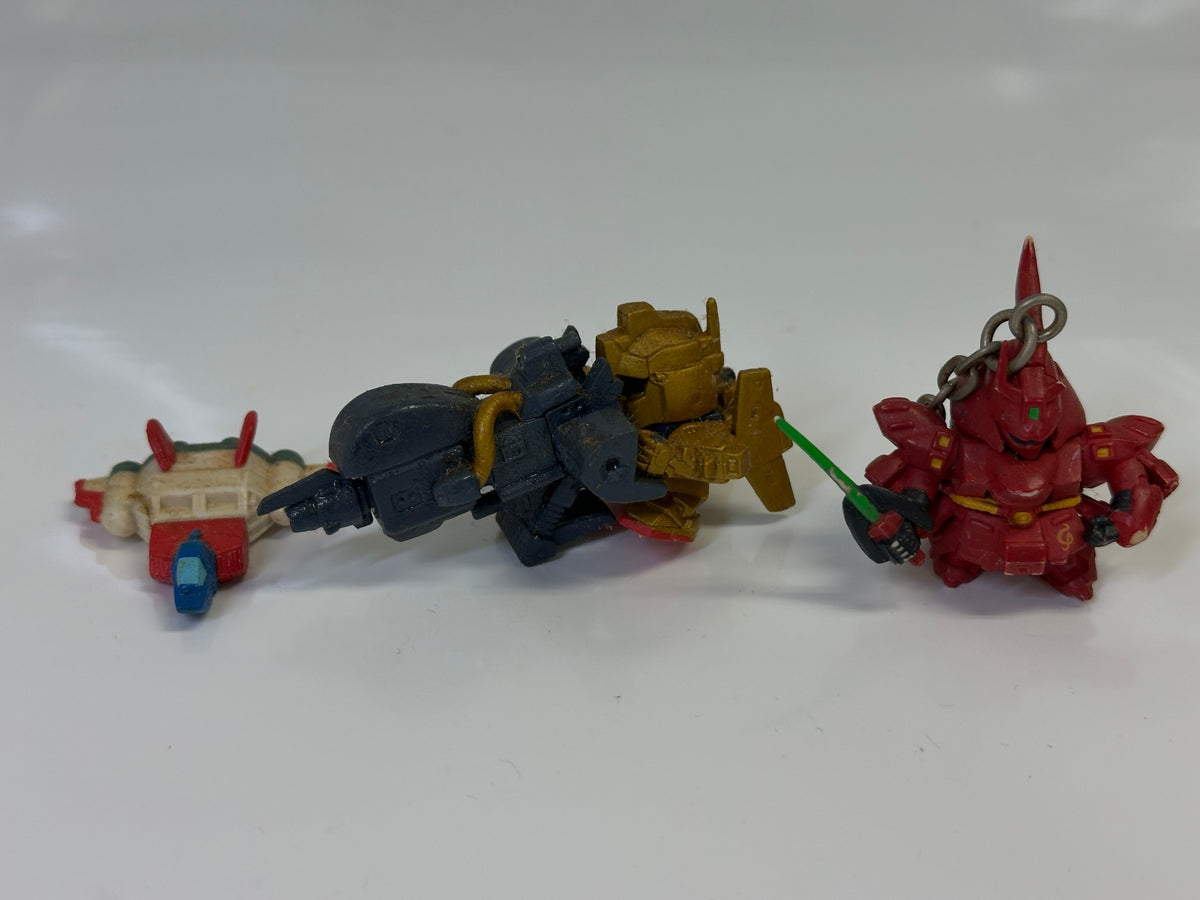 ジャンク SDガンダム フルカラー フィギュア キーホルダー ミニフィギュア 93個 まとめセット カプセルトイ ガチャ 10/9