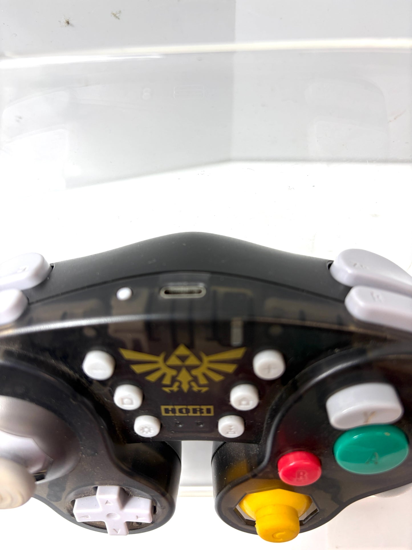 HORI ゲームキューブ SWITCH用 クラシック コントローラー ゼルダ トライフォース デザイン　ワイヤレス　NSW-274