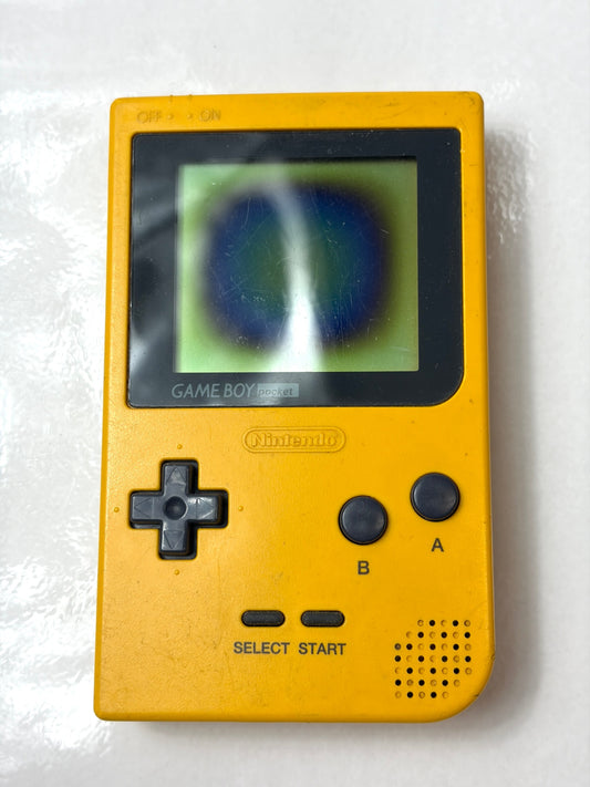 ジャンク　任天堂 ゲームボーイポケット イエロー 本体 MGB-001 Nintendo Game Boy Pocket Yellow