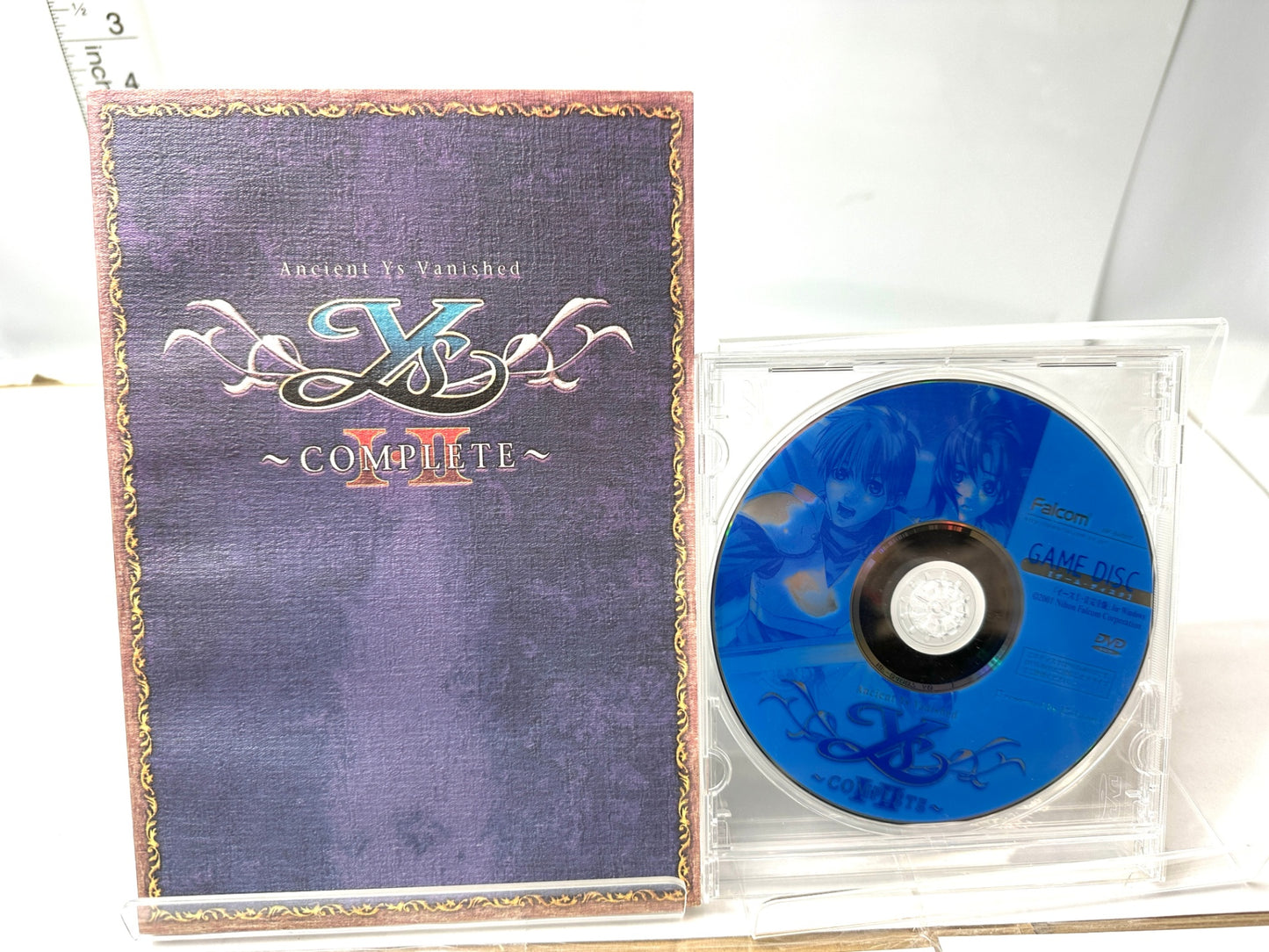 現状品 PCゲームソフト イース1・2完全版 イース6 ナピシュテムの匣 日本ファルコム アクションRPG Windows DVD-ROM 12/4