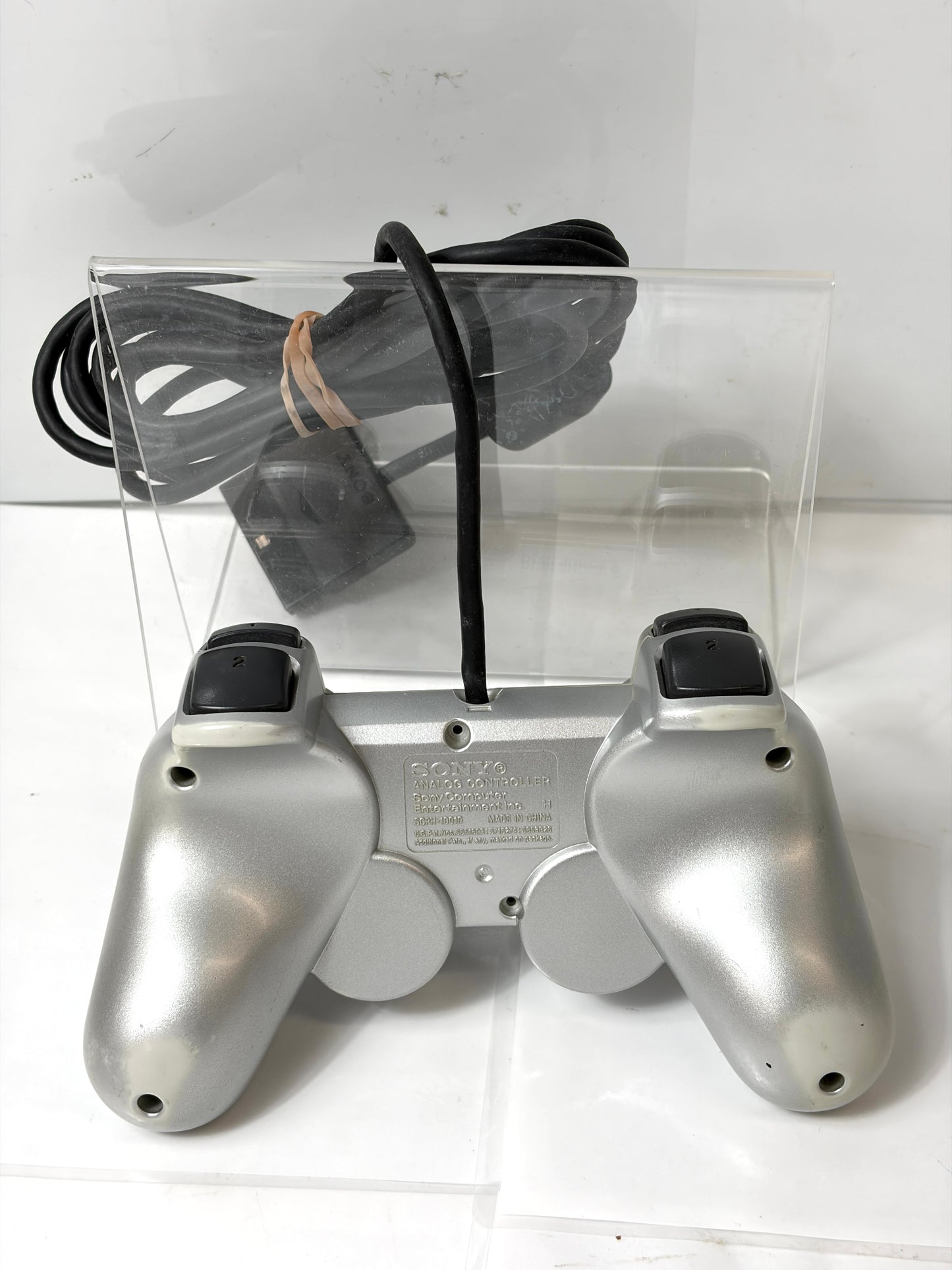SONY PS2 純正 DUALSHOCK 2 デュアルショック2 サテン・シルバー SCPH-10010