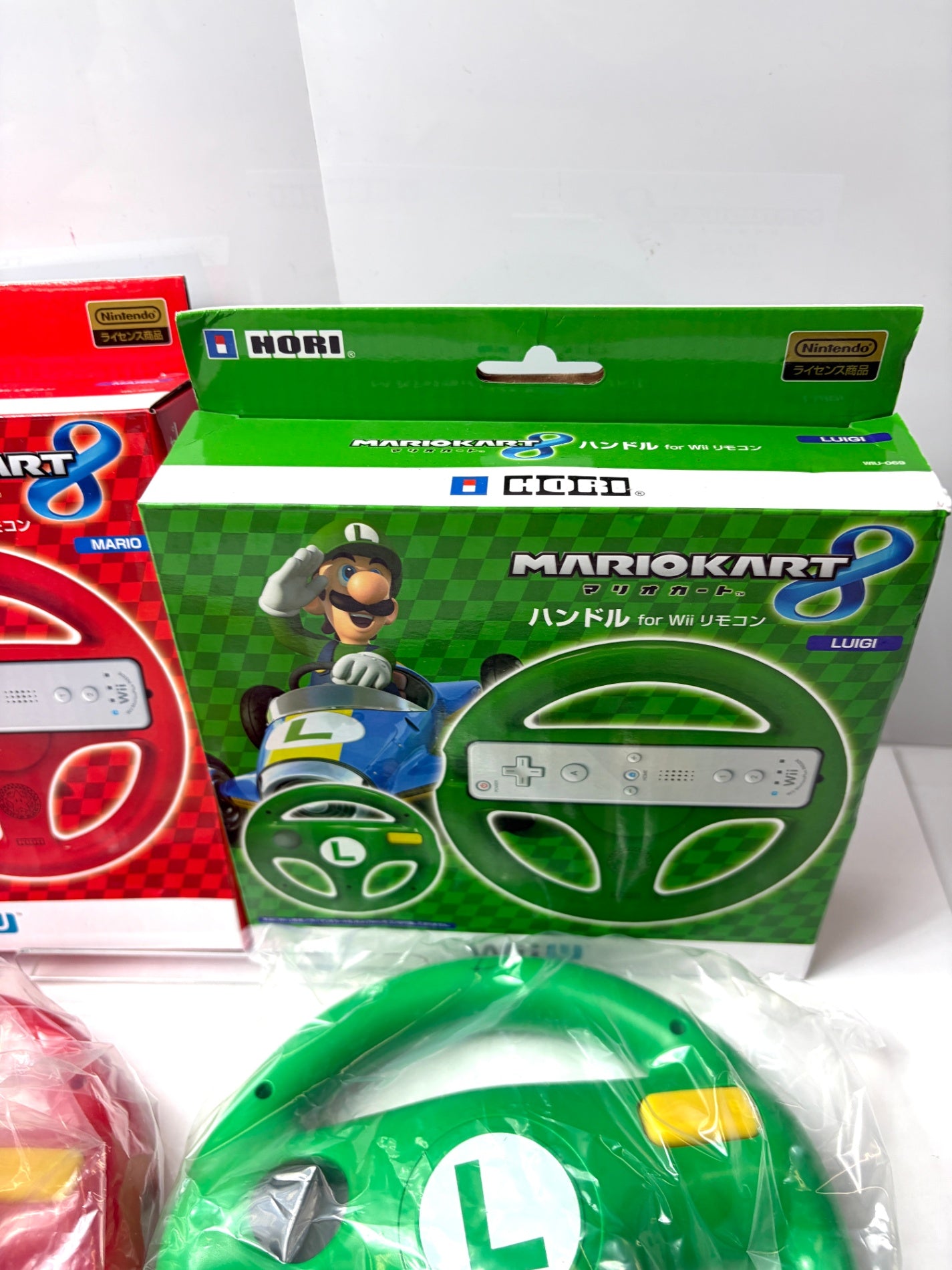 HORI マリオカート8 ハンドル for Wiiリモコン マリオ & ルイージ セット