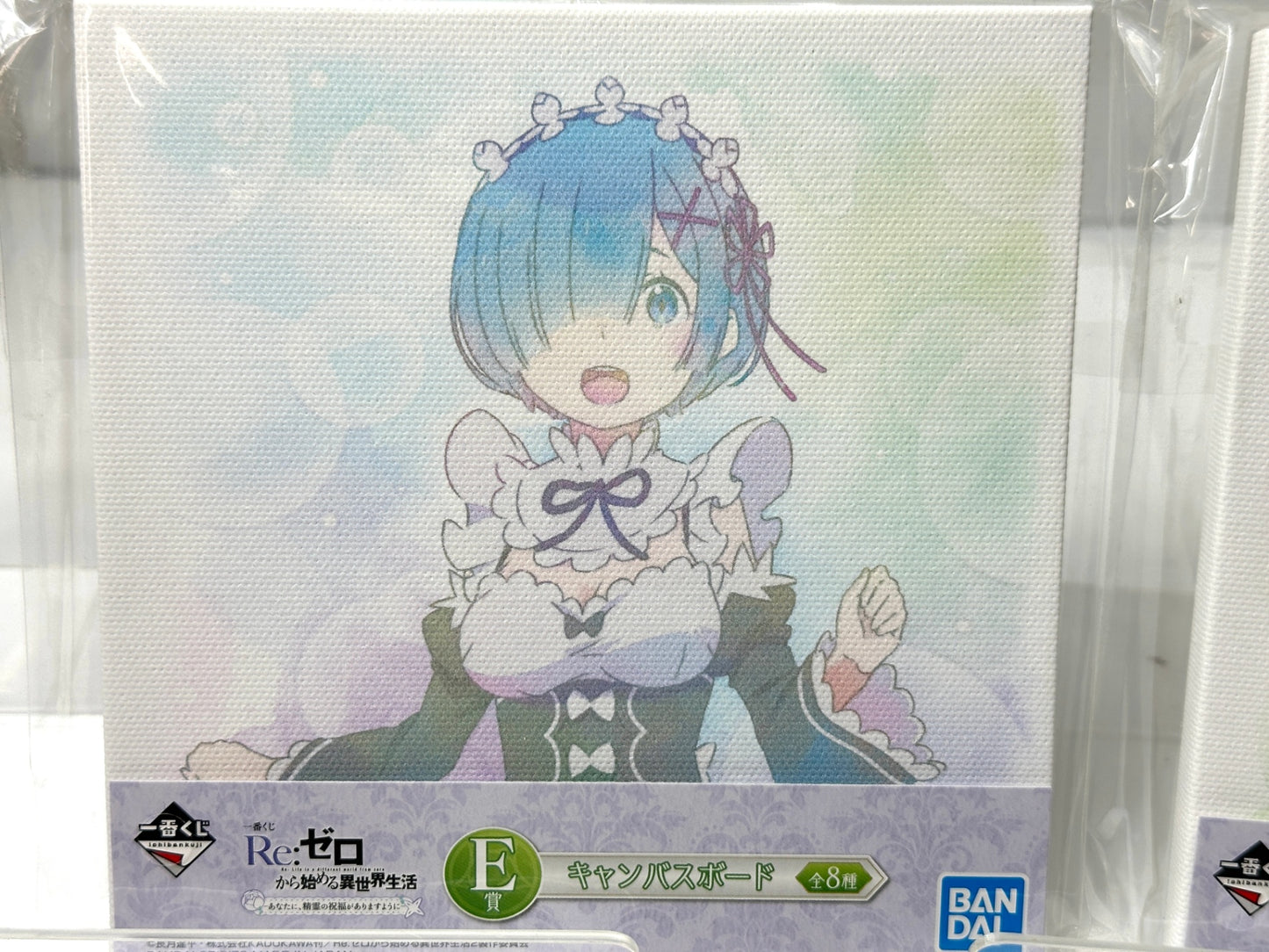 一番くじ Re:ゼロから始める異世界生活 あなたに、精霊の祝福がありますように E賞 キャンバスボード B 3種セット 11/13