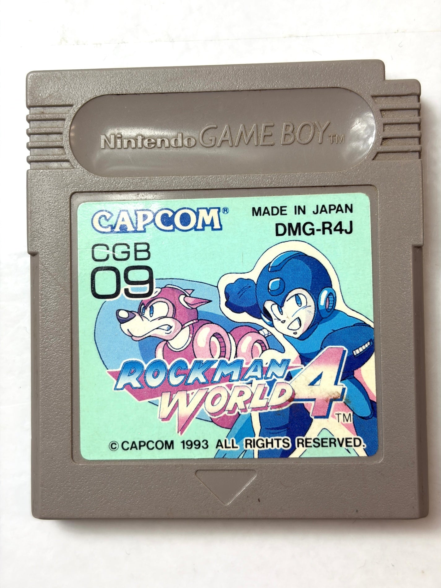 GB ロックマンワールド4 ROCKMAN WORLD 4 CAPCOM アクション カセット