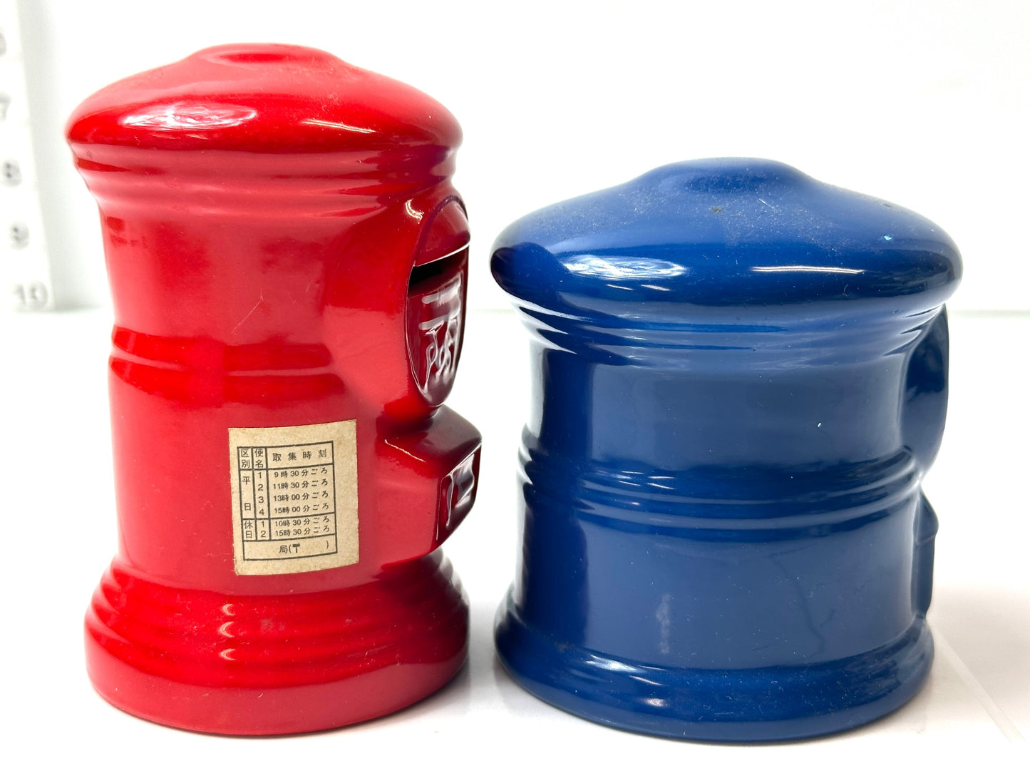 郵便ポスト型 貯金箱2個セット 10/21