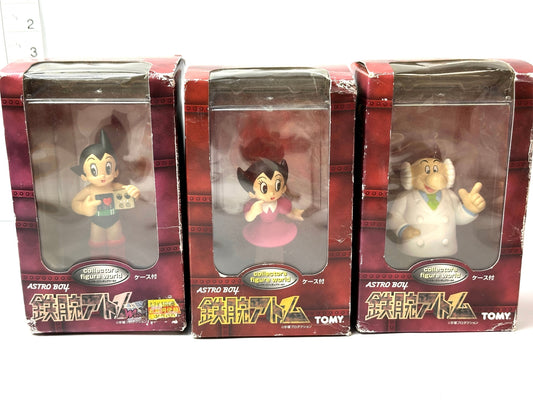 タカラトミー 鉄腕アトム コレクターズフィギュアワールド アトム ウランちゃん お茶の水博士 3個セット 3/3