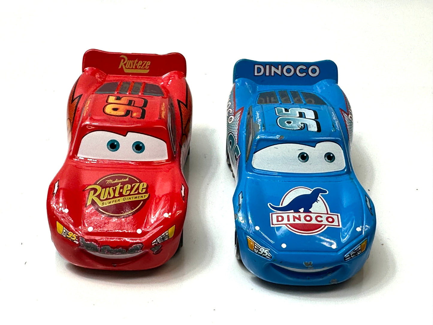 トミカ カーズ ライトニングマックイーン ラスティーズ スタンダードタイプ/ダイナコ DINOCO 2個セット ミニカー 1/12