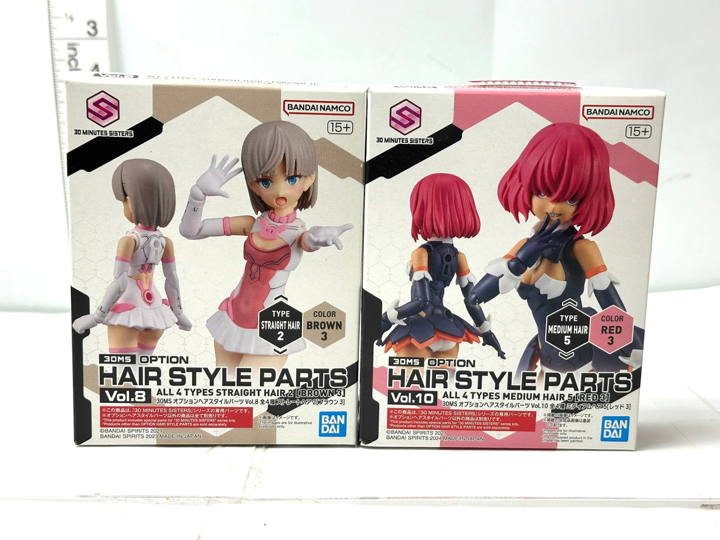 BANDAI 30 MINUTES SISTERS オプションヘアスタイルパーツVol.8/10 2個セット 11/18