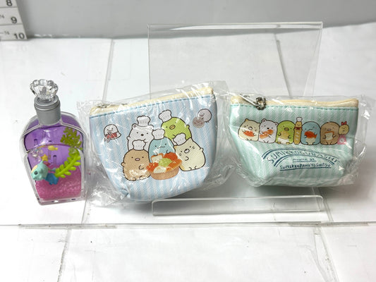 すみっコぐらし プカプカ Marine Bottle マリンボトル ミニミニポーチ 3点セット 11/18