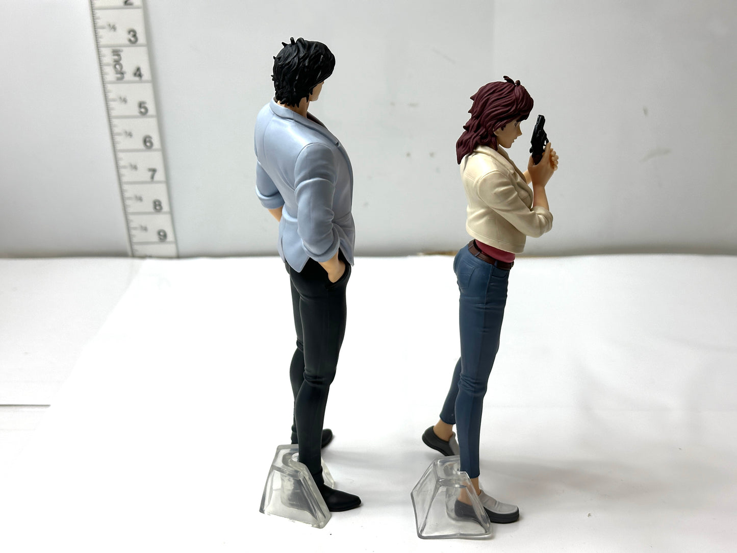現状品 劇場版シティーハンター 天使の涙(エンジェルダスト) 冴羽獠/槇村香 フィギュア 2/11